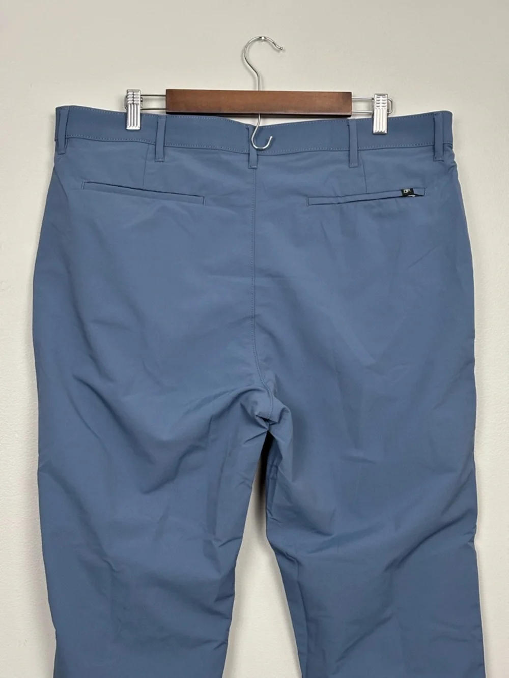 Banana Republic Pants Mens 38x29 Blue Slim Flat Front Golf Business Casual Sport